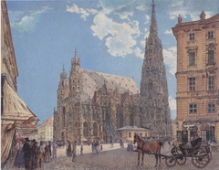 St. Stephen's Cathedral in Vienna (circa 1831 version) by Rudolf von Alt