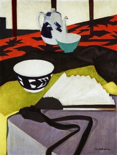 Still Life (The Grey Fan) by Francis Cadell