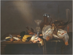 Still Life with Game Birds by Cornelis Mahu