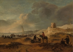 Strandgezicht by Egbert van der Poel