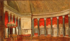 Study for the Old House of Representatives by Samuel Morse