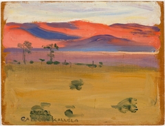 Sunset on the Savannah by Akseli Gallen-Kallela