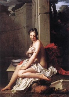 Suzanne au bain by Jean-Baptiste Santerre