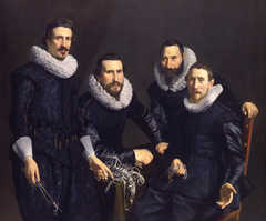 Syndics of the Amsterdam Goldsmiths Guild by Thomas de Keyser