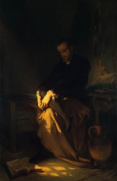 Tasso in the Prison by Louis Gallait