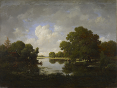 The Banks of the Bouzanne River by Théodore Rousseau