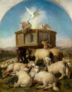 The Baptismal Font by Edwin Henry Landseer