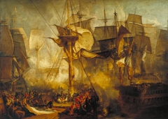 The Battle of Trafalgar (1806) by J. M. W. Turner