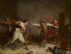 The Brawl by Jean-Louis-Ernest Meissonier