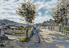 The Bridge at Bougival by Claude Monet