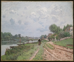 The Bridge at Villeneuve-La-Garenne by Alfred Sisley