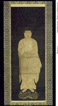 The Buddha Amida, from the triptych Approach of the Amida Trinity by anonymous painter