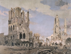 The Cloth Hall, Ypres by James Kerr-Lawson