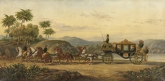 The Coach of Mangkoe Nagoro IV by Pieter Alardus Haaxman