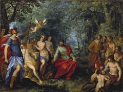 The contest of Apollo and Pan by Hans Rottenhammer