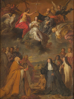 The Coronation of the Virgin by Cornelis Schut