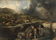 The Deer-Drive by Edwin Henry Landseer