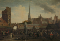 The Fish Market of Antwerp by Hendrik van Minderhout