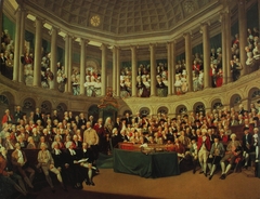 The Irish House of Commons by Francis Wheatley