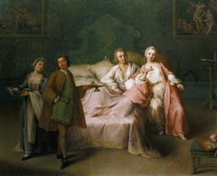 The Married Couple's Breakfast by Pietro Longhi