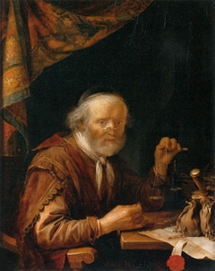 The Moneylender by Gerrit Dou