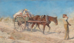 The North wind by Frederick McCubbin