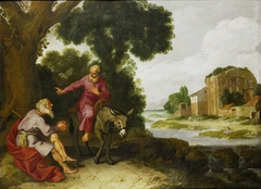 The Prophet of Bethel Meets the Man of God from Judah by Lambert Jacobsz