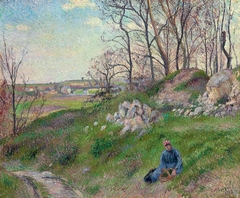 The Quarries at Le Chou, Pontoise by Camille Pissarro