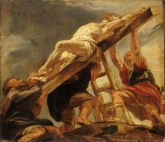 The Raising of the Cross by Peter Paul Rubens