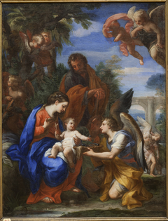 The Rest on The Flight into Egypt by Giuseppe Bartolomeo Chiari