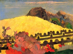 The Sacred Mountain (Parahi Te Marae) by Paul Gauguin