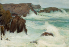 The Sea in Brittany by Władysław Ślewiński