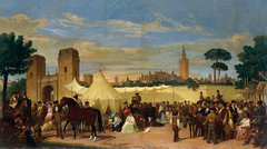 The Seville Fair by Joaquín Domínguez Bécquer