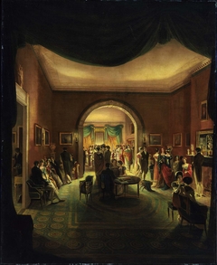 The Tea Party by Henry Sargent