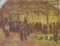 The timber auction by Vincent van Gogh