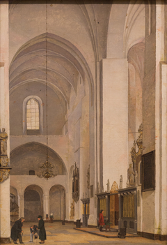 The Transept of Århus Cathedral by Christen Købke