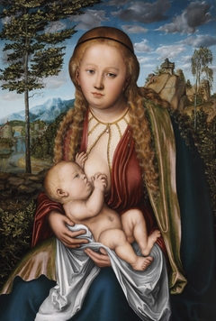 The Virgin Nursing the Child by Lucas Cranach the Elder