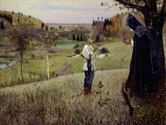 The Vision to the Youth Bartholomew by Mikhail Nesterov