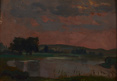 The Vistula in the Twilight by Jan Stanisławski