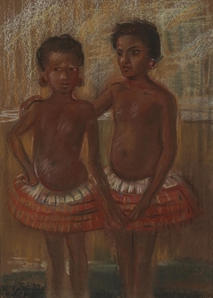 Two Polynesian Girls by Nora Heysen