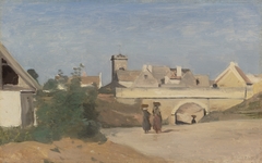 Un faubourg de ville (Rochefort-sur-Mer, Charente) by Jean-Baptiste-Camille Corot