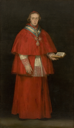 Portrait of Cardinal Luis María de Borbón y Vallabriga by Francisco de Goya