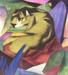 Tiger by Franz Marc