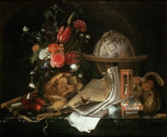 Vanitas still life by Maria van Oosterwijck