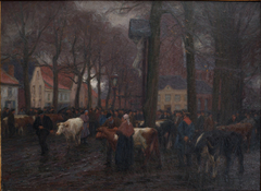 Veemarkt te Mol by Edgard Farasyn