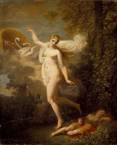 Venus and a Sleeping Cupid by Jean-Baptiste Mallet