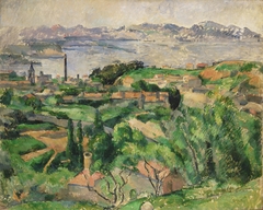 View of the Bay of Marseille with the Village of Saint-Henri by Paul Cézanne