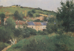 View of the Côte des Gratte-Coqs, Pontoise by Camille Pissarro