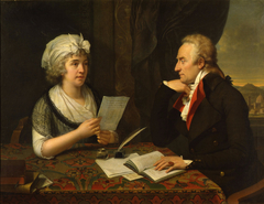 Vittorio Alfieri e Contessa Luisa Stolberg d'Albany by François-Xavier Fabre