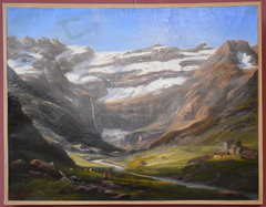 Vue du Cirque de Gavarnie by Claude-Sébastien Hugard de La Tour